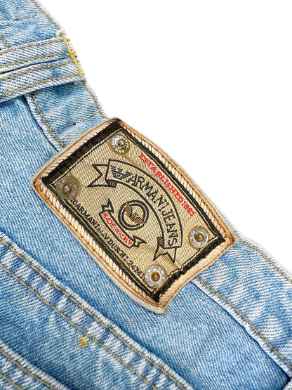 Vintage Armani Baggy Jeans (S) – Detailaufnahme 4