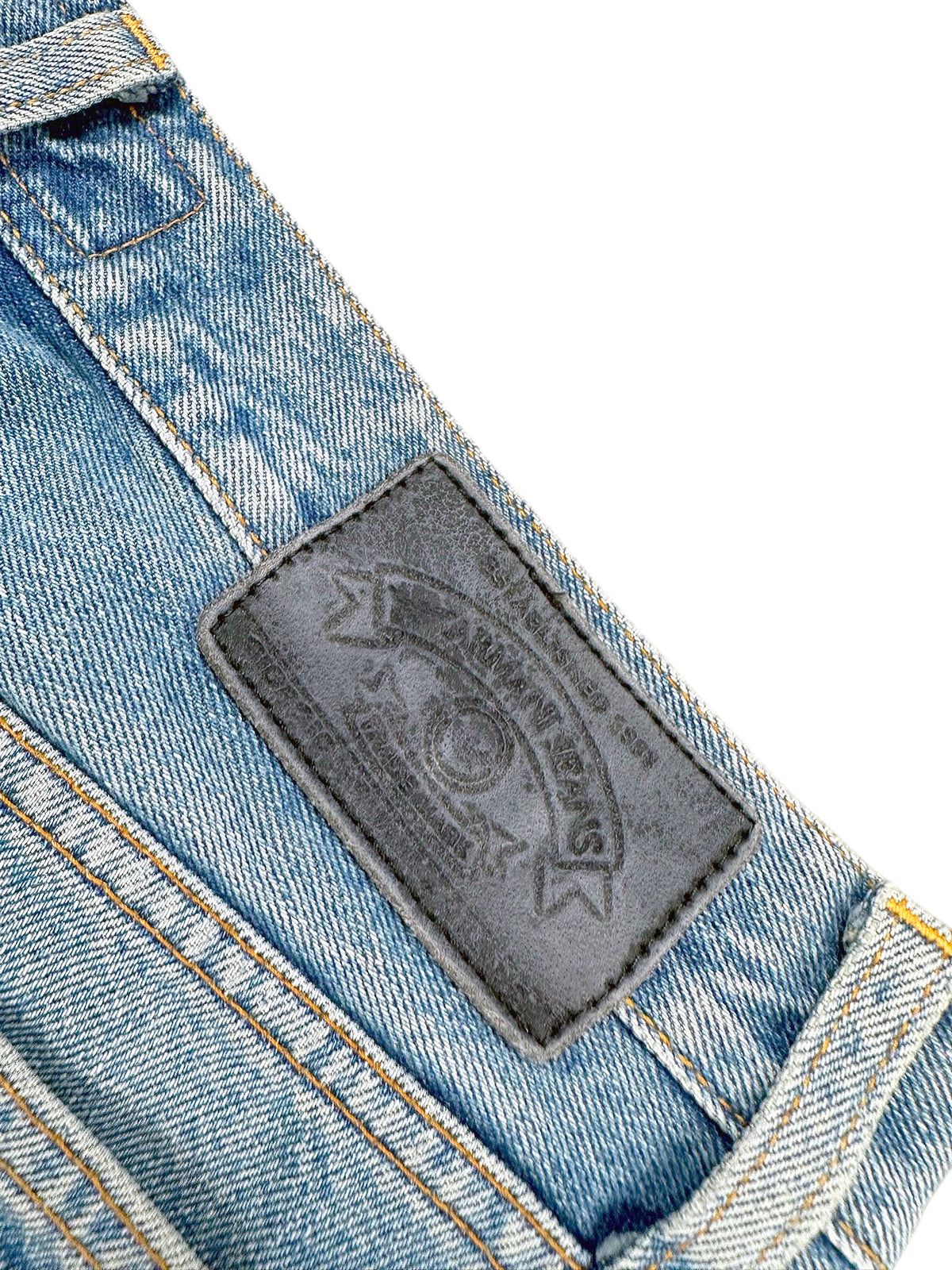 Vintage Armani Straight Leg Jeans (S) – Detailaufnahme 4