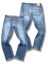 Vintage Armani Straight Leg Jeans (M) – Vorder- und Rückansicht
