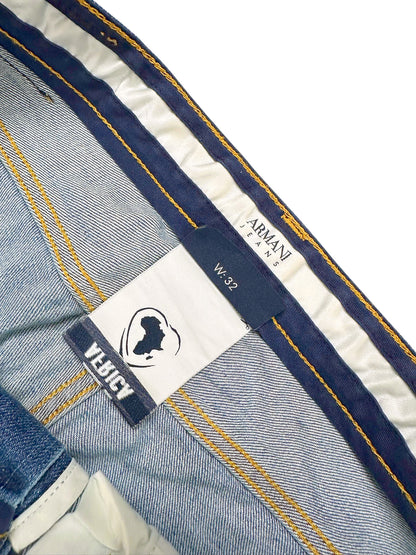 Vintage Armani Straight Leg Jeans (M) – Detailaufnahme 2