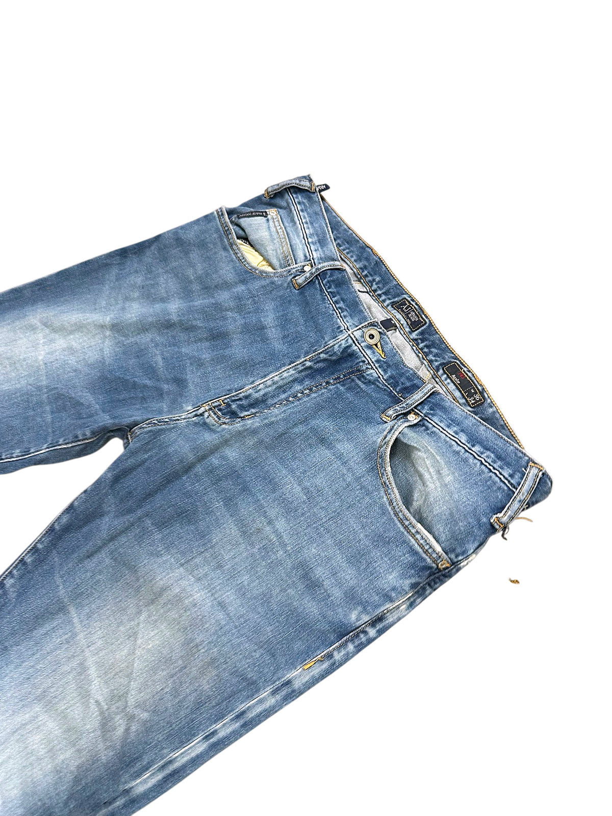 Vintage Armani Jeans Straight Leg Jeans (L) – Detailaufnahme 1
