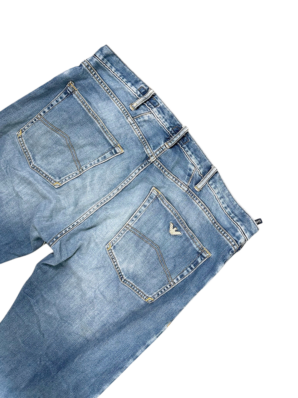 Vintage Armani Jeans Straight Leg Jeans (L) – Detailaufnahme 4