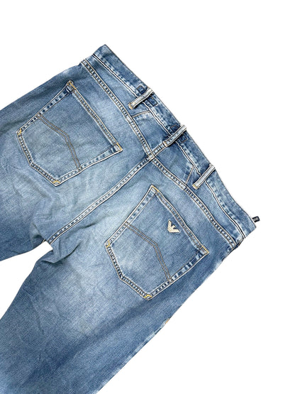 Vintage Armani Jeans Straight Leg Jeans (L) – Detailaufnahme 4
