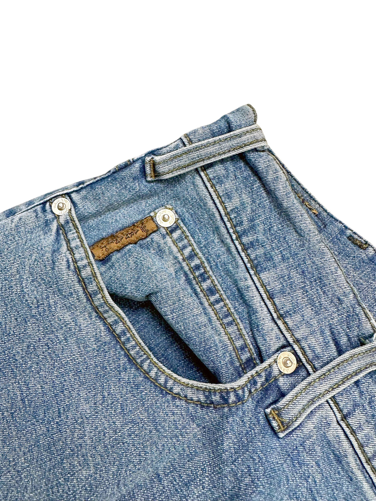 Vintage Armani Straight Leg Jeans (M) – Detailaufnahme 1