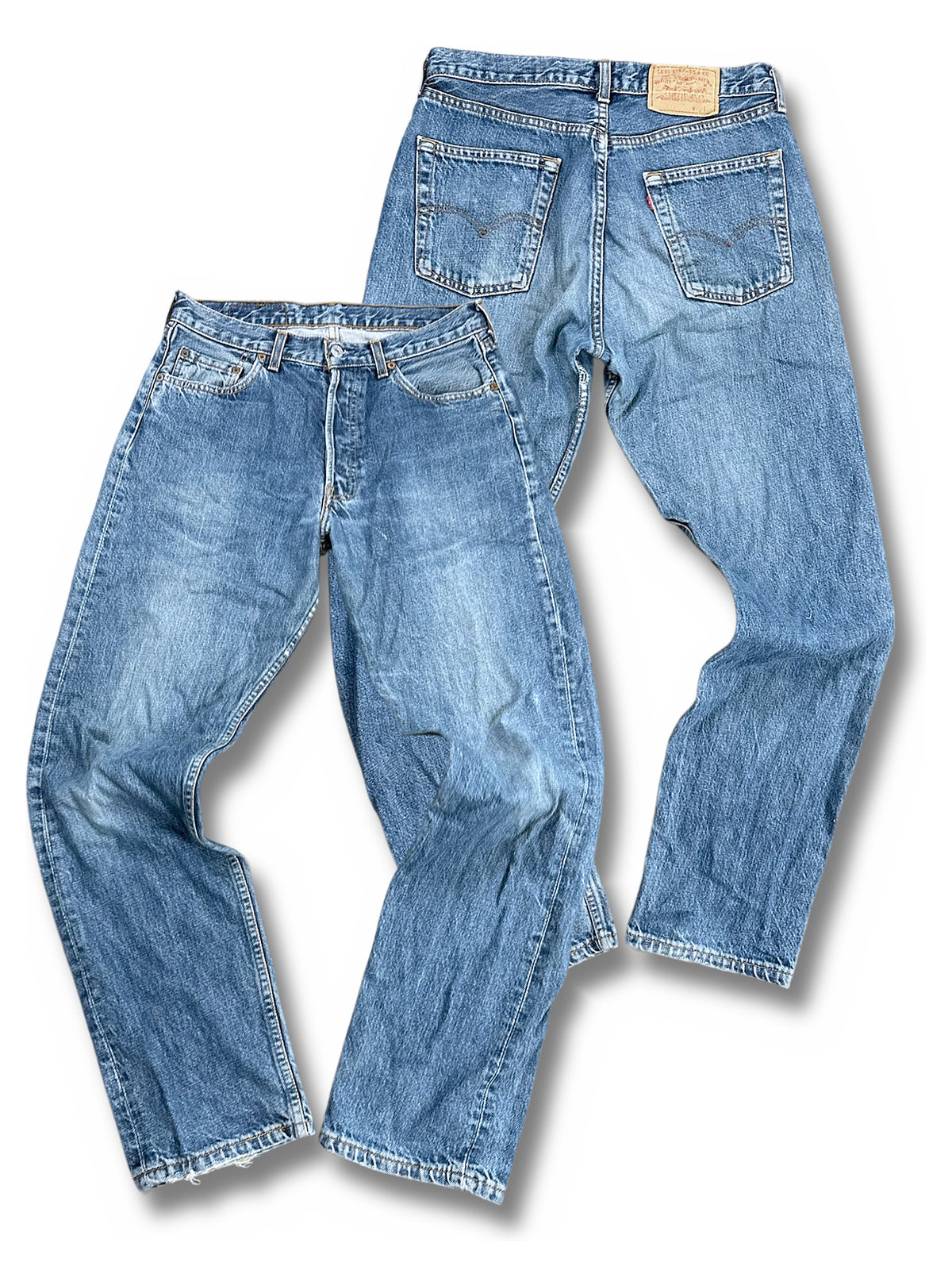 Vintage Levi’s Flared Jeans „517 Bootcut“ (M) – Vorder- und Rückansicht
