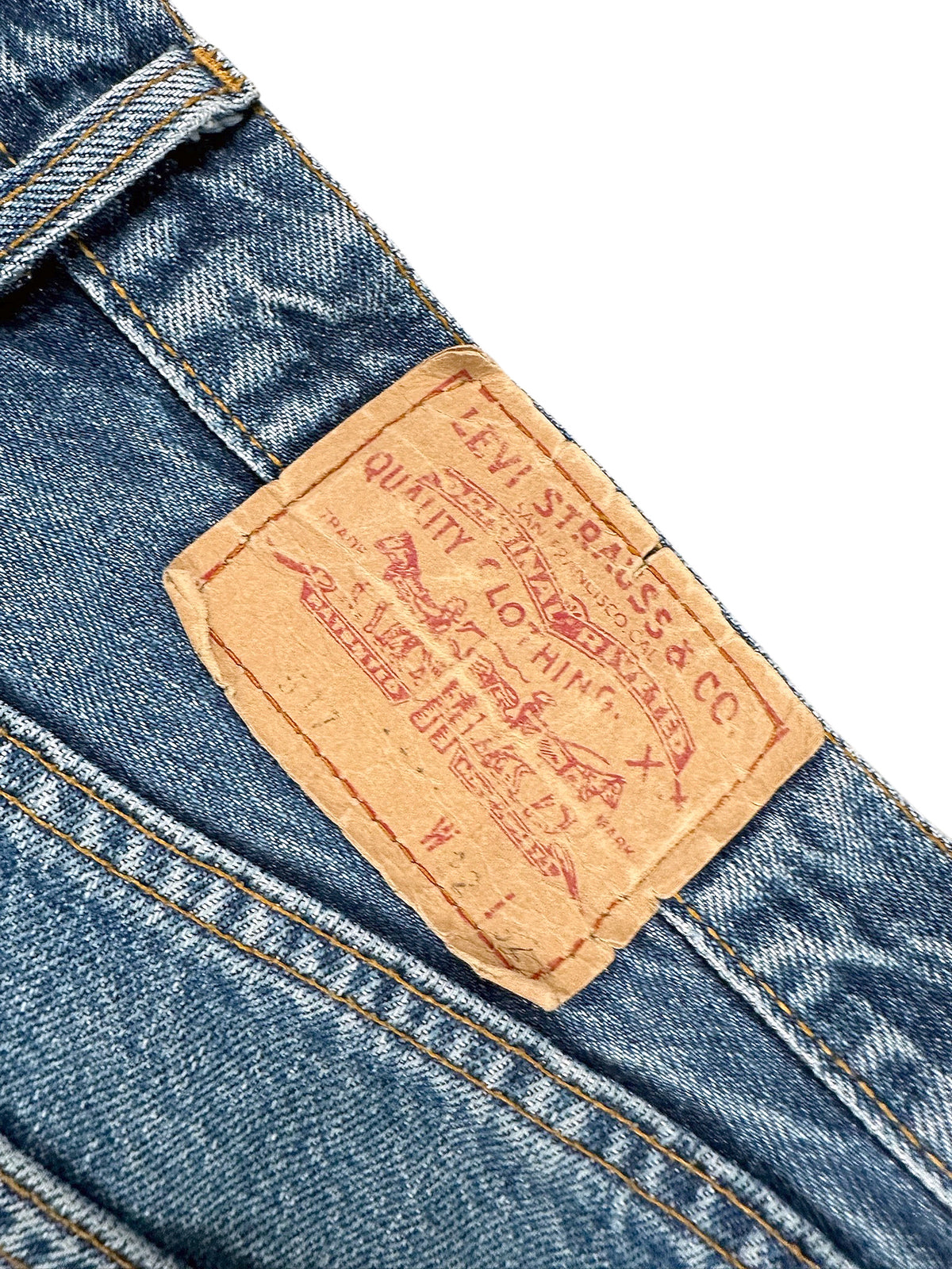Vintage Levi’s Flared Jeans „517 Bootcut“ (M) – Detailaufnahme 3