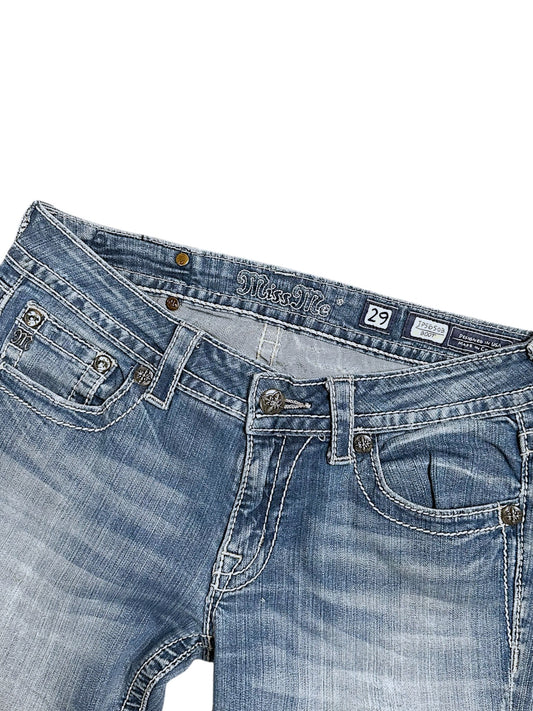 Vintage Miss Me y2k low waist Bootcut Damenjeans (L)