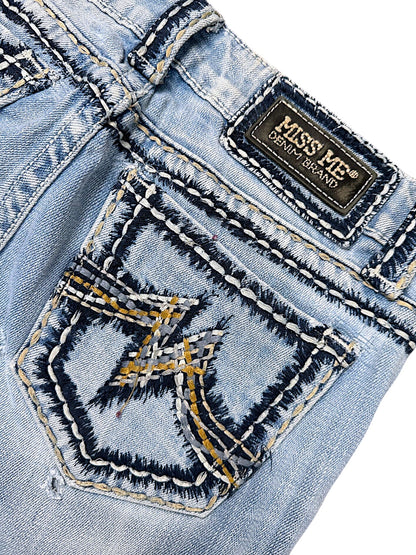 Vintage Miss Me Y2K Low Waist Bootcut / Flared Damenjeans (M)