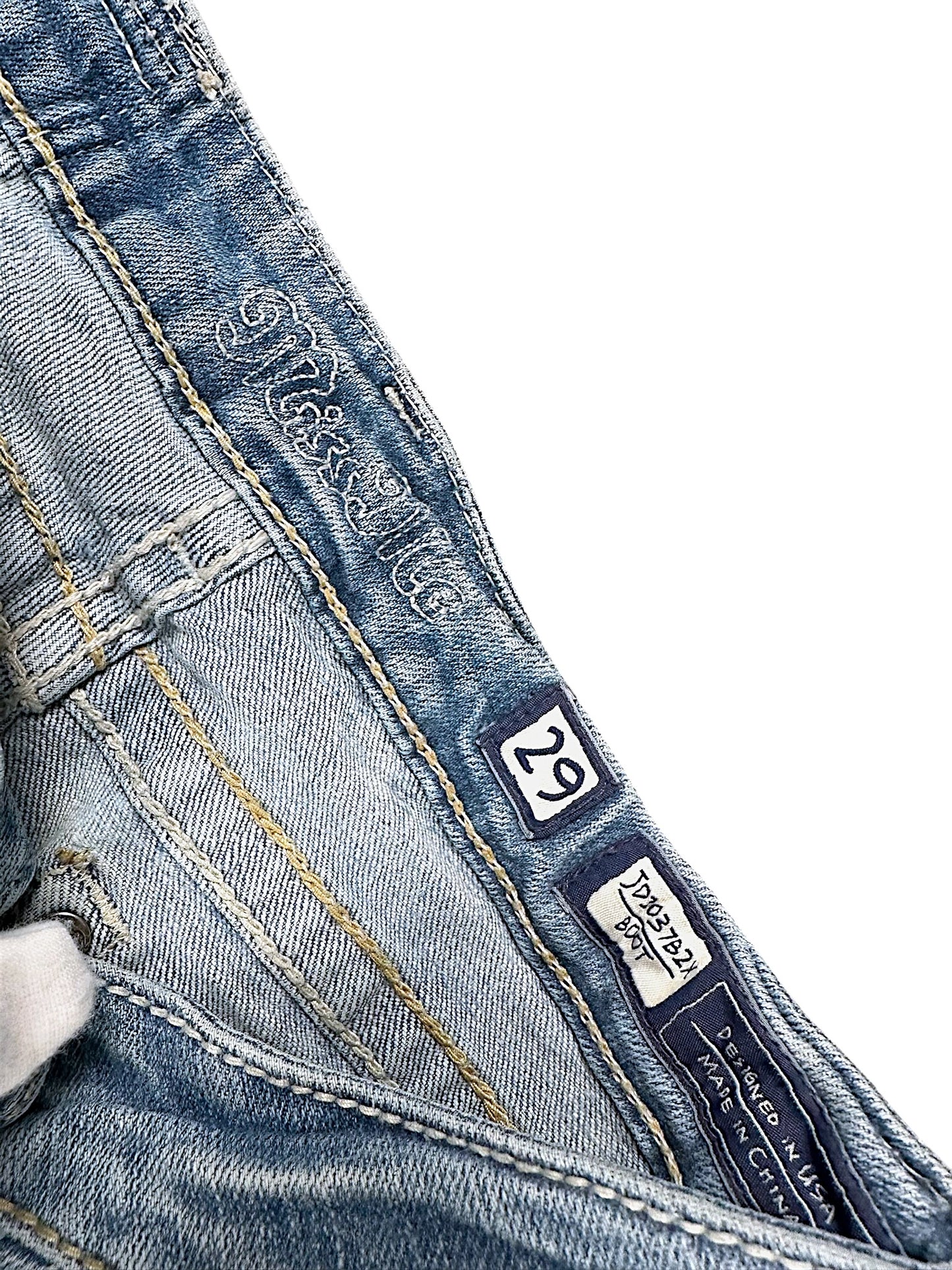 Vintage Miss Me Y2K Bootcut / Flared Damenjeans (XL)