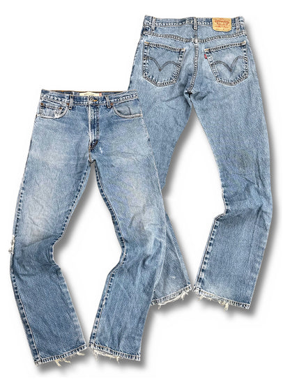 Vintage Levi’s Flared Jeans „517 Bootcut“ (XL) – Vorder- und Rückansicht