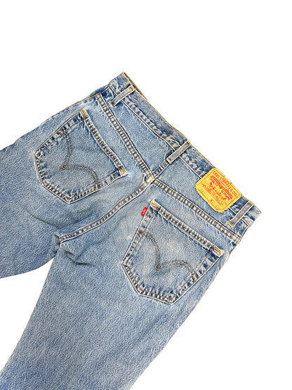 Vintage Levi’s Flared Jeans „517 Bootcut“ (XL) – Detailaufnahme 3