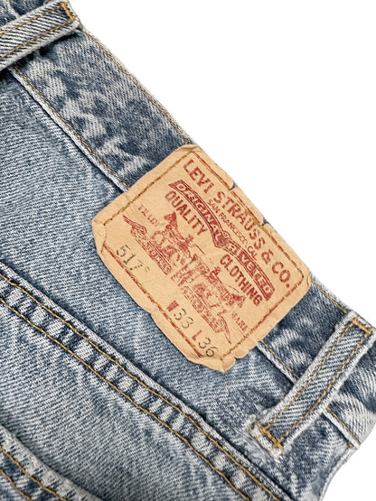 Vintage Levi’s Flared Jeans „517 Bootcut“ (XL) – Detailaufnahme 4