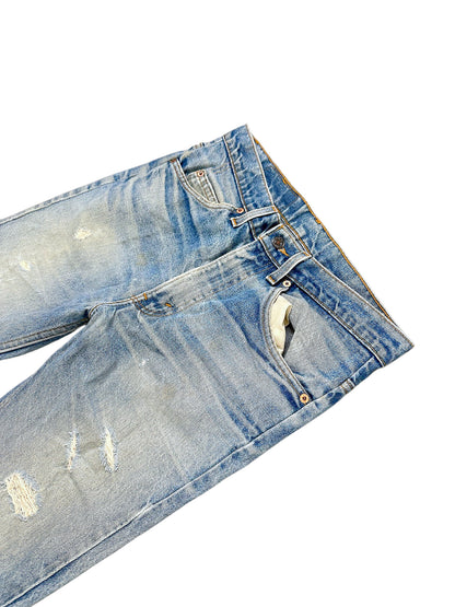 Vintage Levi’s Y2K Flared Jeans „517 Bootcut“ (XL) – Detailaufnahme 1