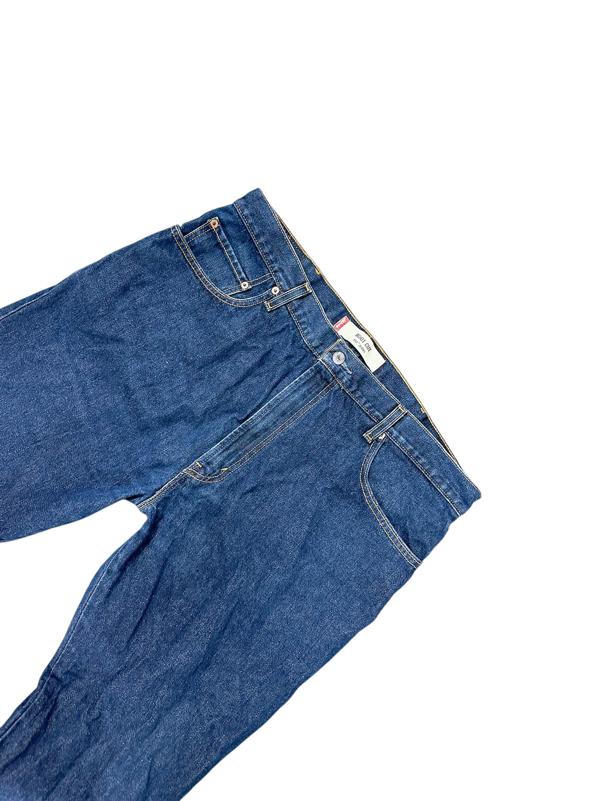 Vintage Levi’s Flared Jeans „517 Bootcut“ (XL) – Detailaufnahme 2