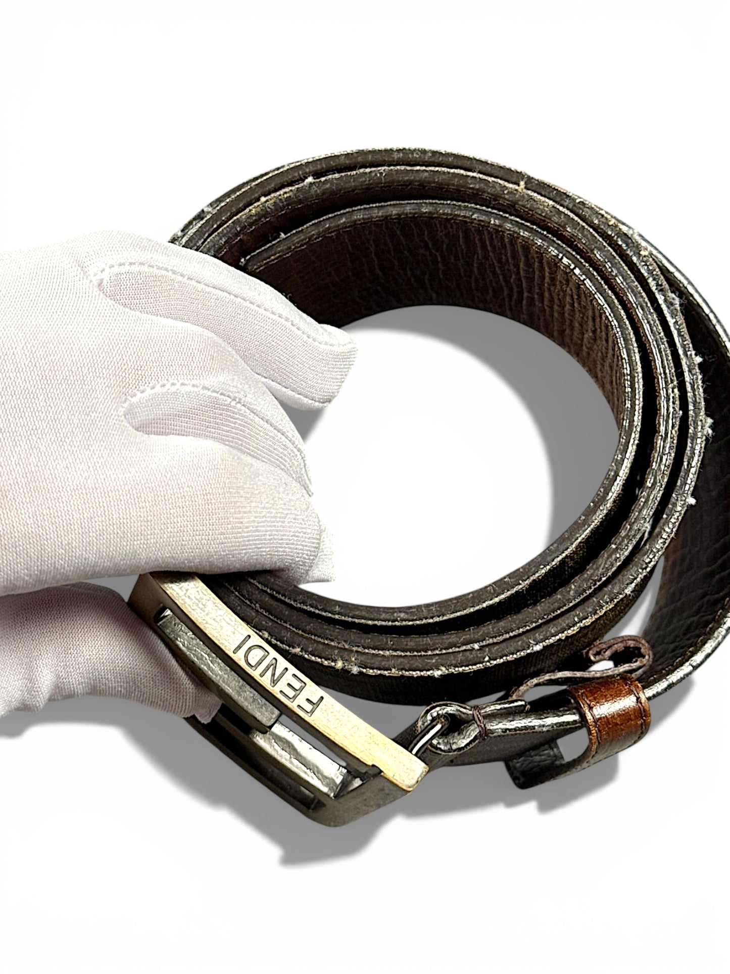 Vintage Fendi designerbælte (M)