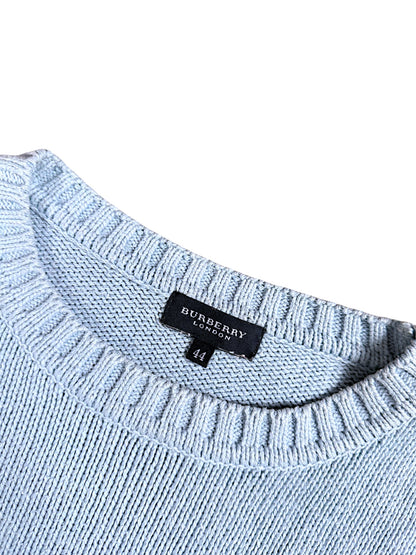 Vintage Burberry uldtrøje til kvinder (M)