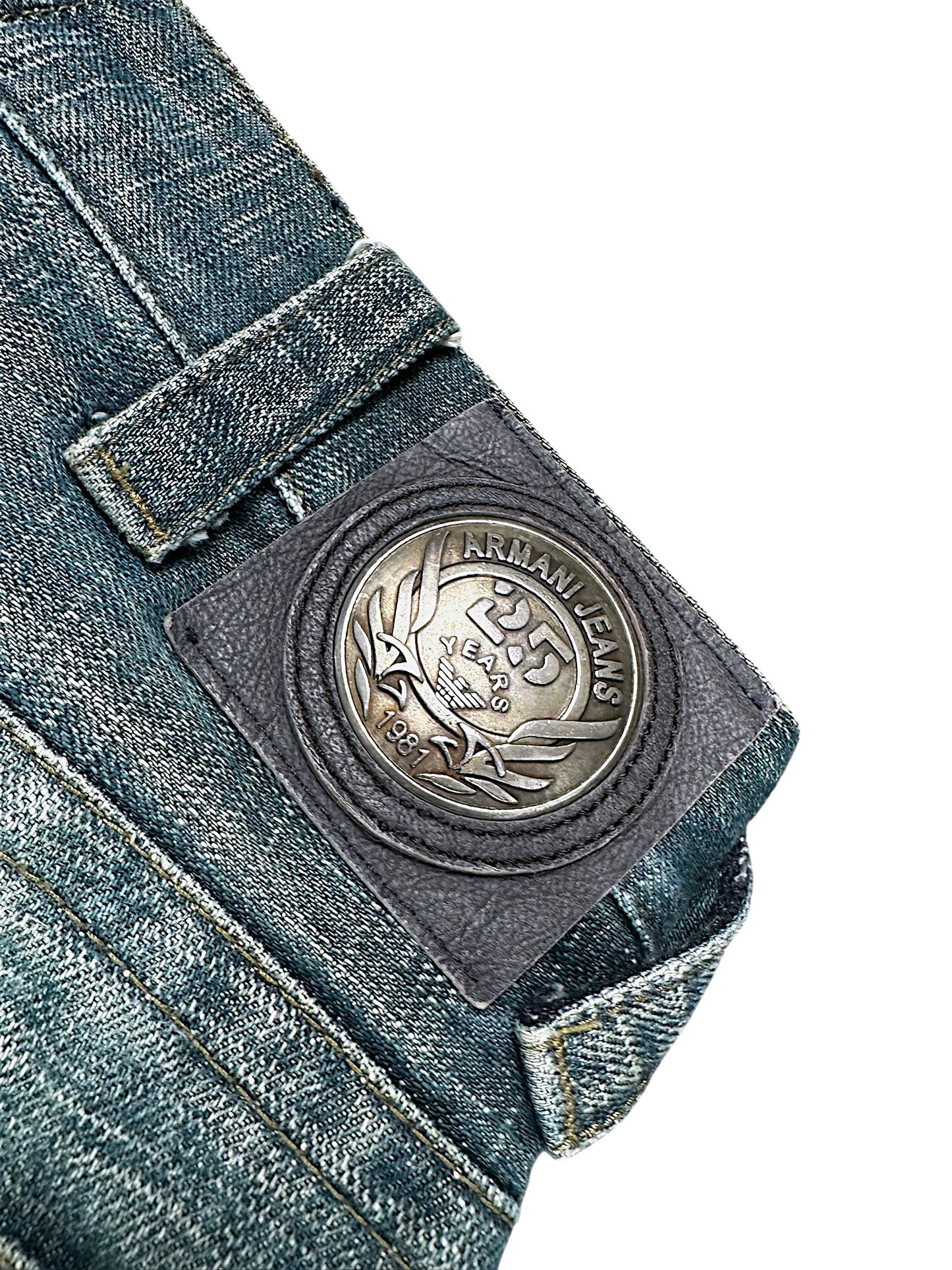 Vintage Armani Y2K Baggy Jeans (S)
