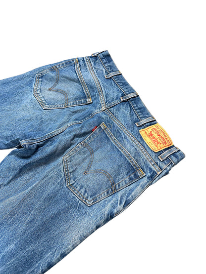 Vintage Levi’s Flared Jeans „517 Bootcut“ (XL) – Detailaufnahme 3