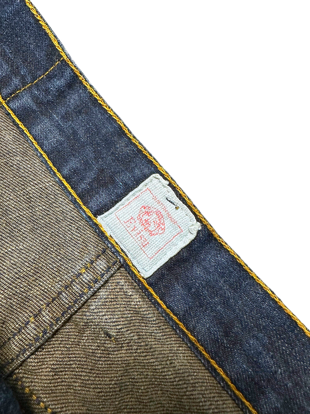 Vintage Evisu Japan Style Y2K Straight Leg Jeans (L) – Detailaufnahme 2