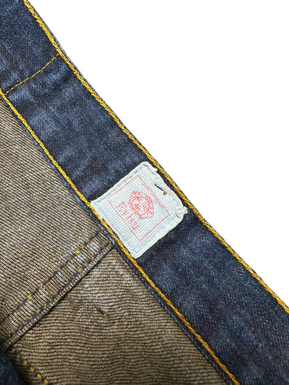 Vintage Evisu Japan Style Y2K Straight Leg Jeans (L) – Detailaufnahme 2