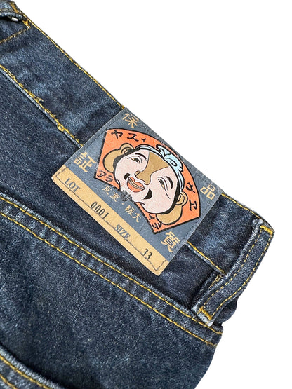 Vintage Evisu Japan Style Y2K Straight Leg Jeans (L) – Detailaufnahme 5