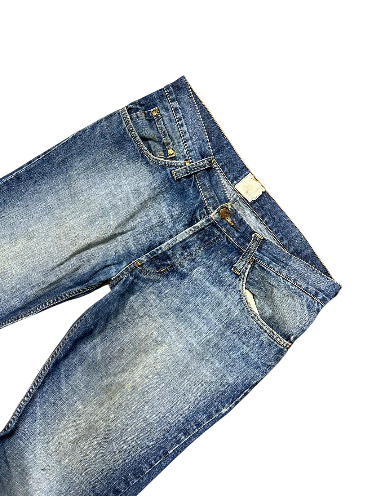 Vintage Evisu Y2K Flared Jeans (L) – Detailaufnahme 1