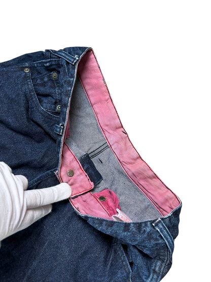 Vintage Evisu Y2K Baggy Jeans (XL) – Detailaufnahme 2