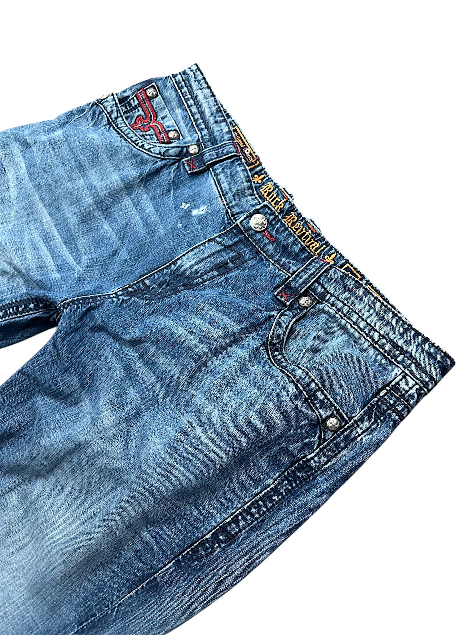 Vintage Rock Revival Y2K Baggy Jeans (XXL)