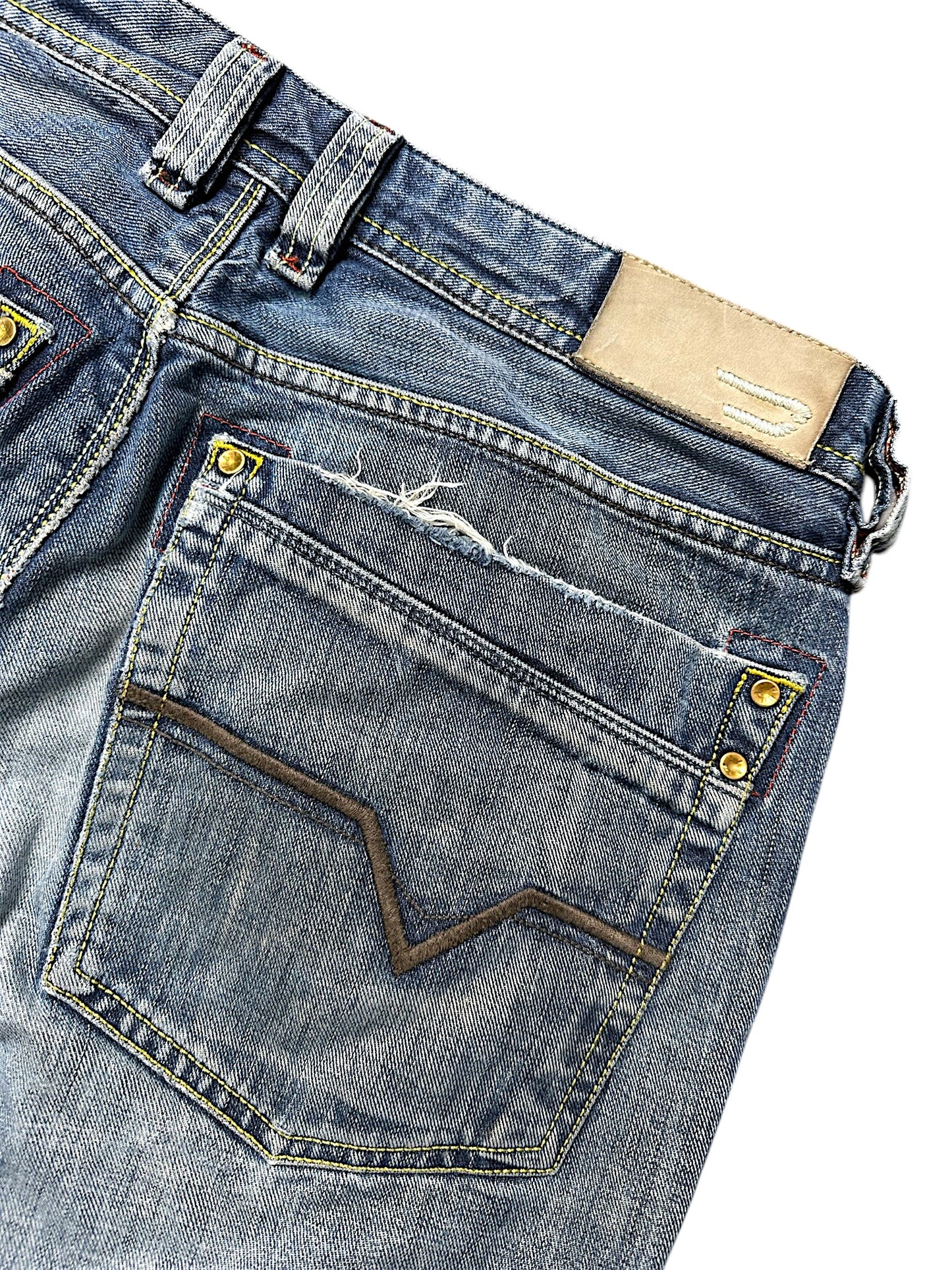 Vintage Diesel Y2K Flared Jeans (M)