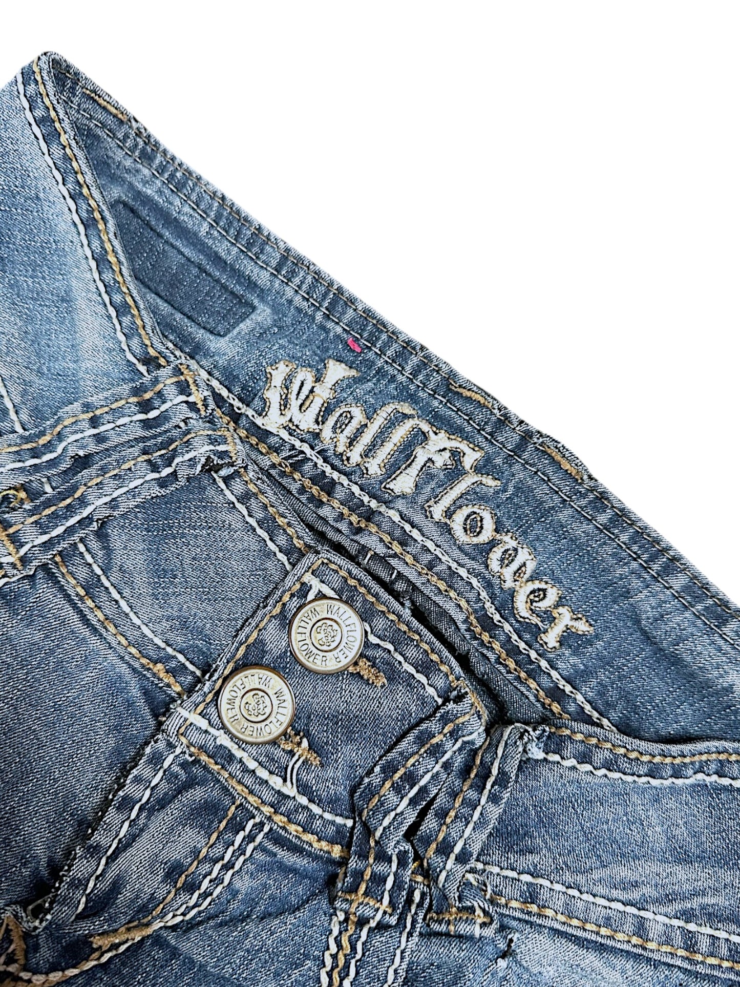 Vintage Wallfolwer Y2K Low Waist Bootcut / Flared Damenjeans (XS)