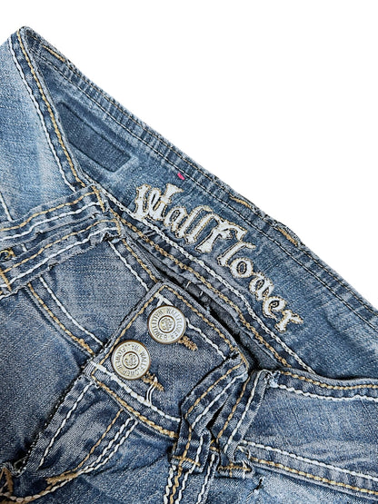 Vintage Wallfolwer Y2K Low Waist Bootcut / Flared Damenjeans (XS)