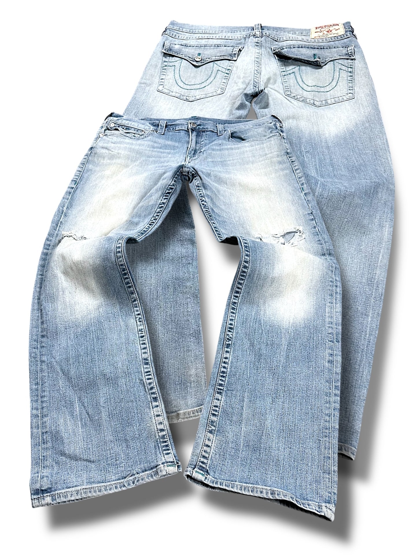 Vintage True Religion Straight Leg Jeans (XL)