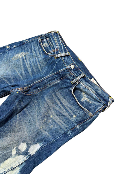 Vintage Evisu Y2K Straight Leg Jeans (M) – Detailaufnahme 1