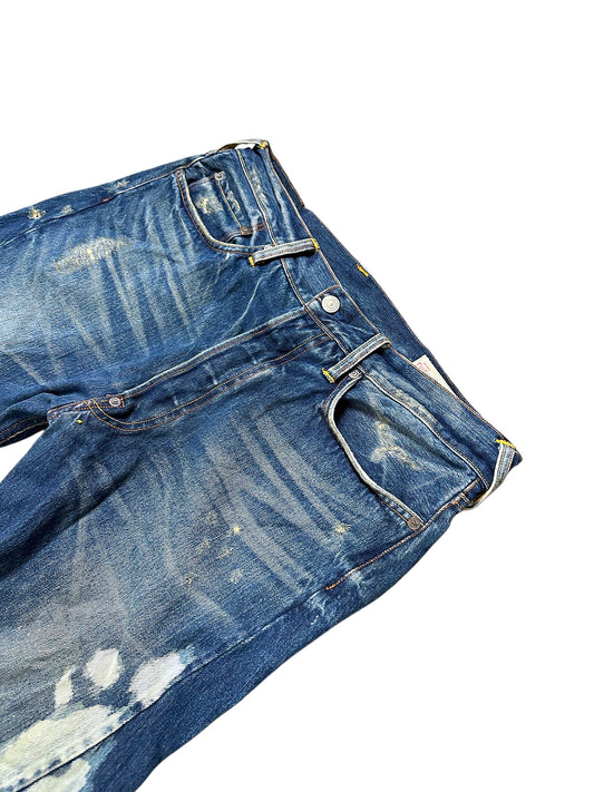 Vintage Evisu Y2K Straight Leg Jeans (M) – Detailaufnahme 1