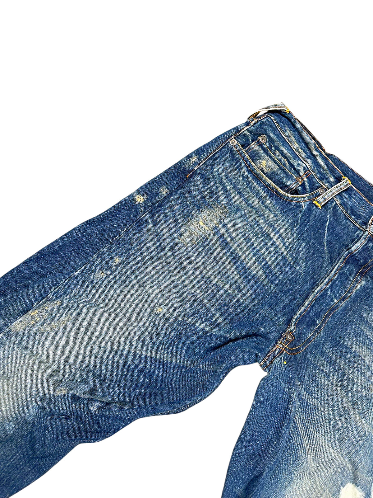 Vintage Evisu Y2K Straight Leg Jeans (M) – Detailaufnahme 2