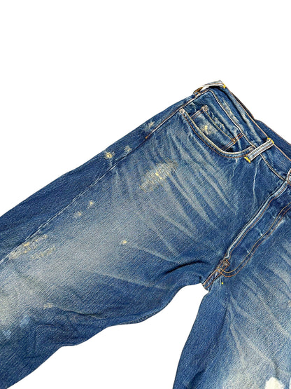 Vintage Evisu Y2K Straight Leg Jeans (M) – Detailaufnahme 2
