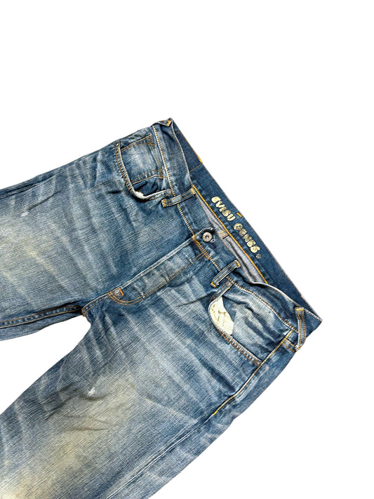 Vintage Evisu Y2K Baggy Jeans (L) – Detailaufnahme 1