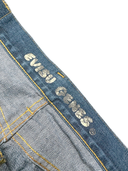 Vintage Evisu Y2K Baggy Jeans (L) – Detailaufnahme 2