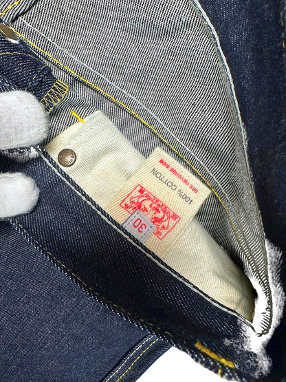 Vintage Evisu Y2K Straight Leg Jeans (XL) – Detailaufnahme 2
