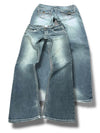 Vintage hydrauliske Y2K lavtaljede bootcut / svajer damejeans (M)