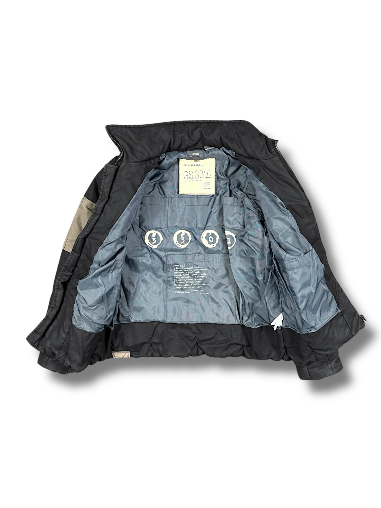 Vintage G-Star Y2K Biker Jacke (M)