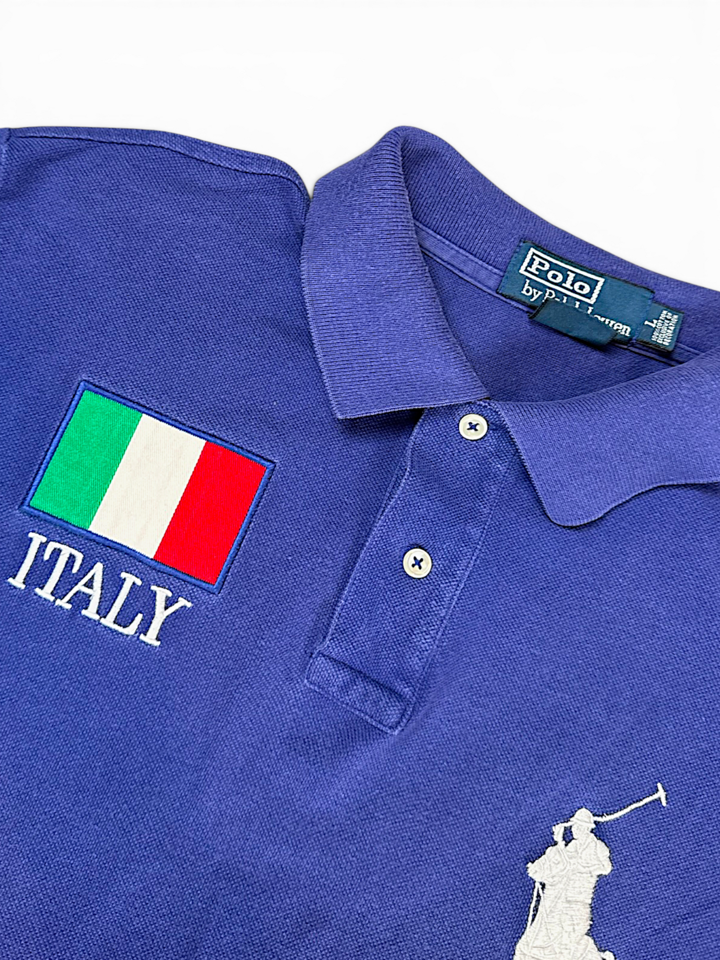 Vintage Ralph Lauren Y2K „Italy“ Polo (L)