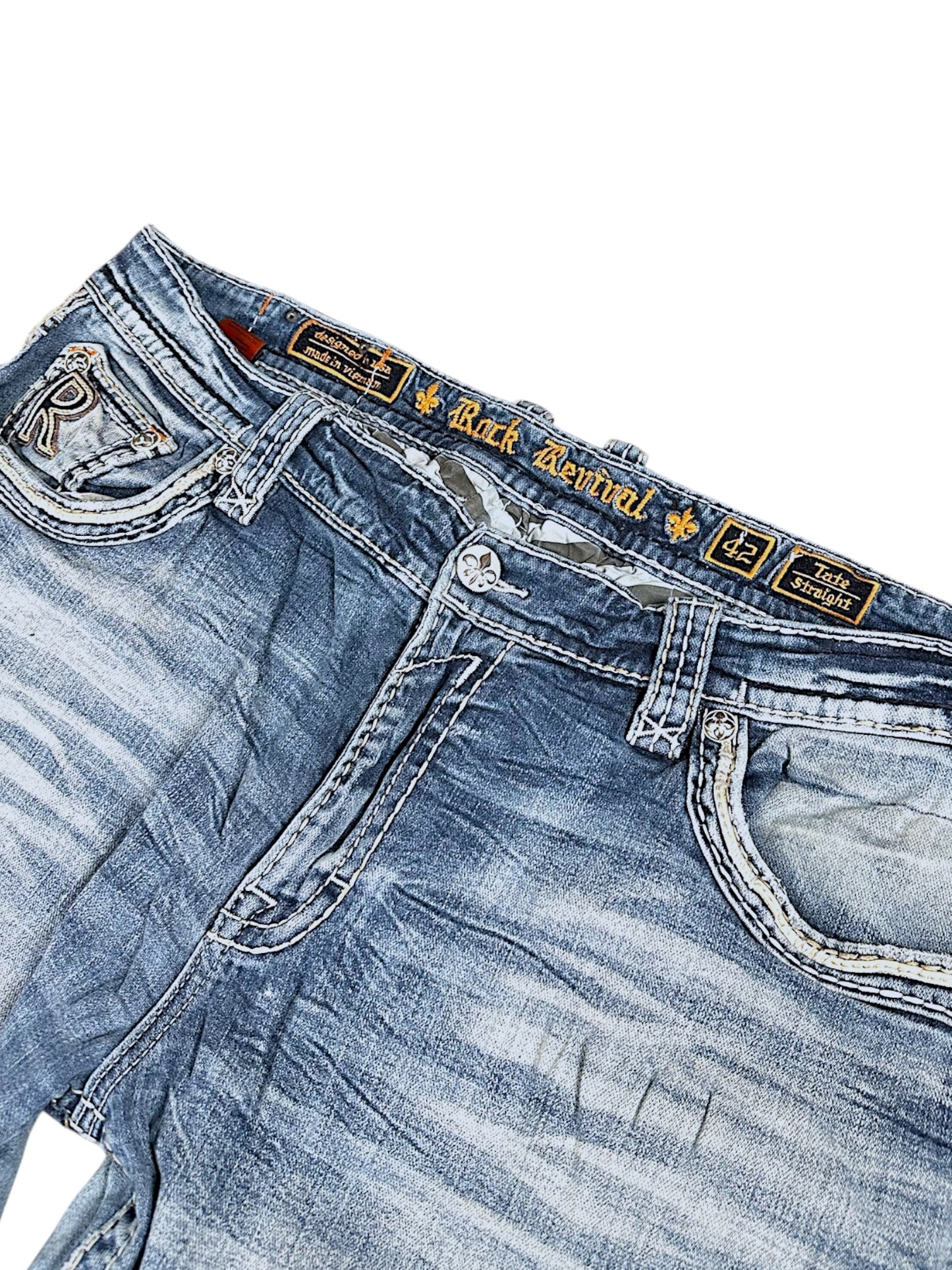 Vintage Rock Revival Baggy Jeans (XL)