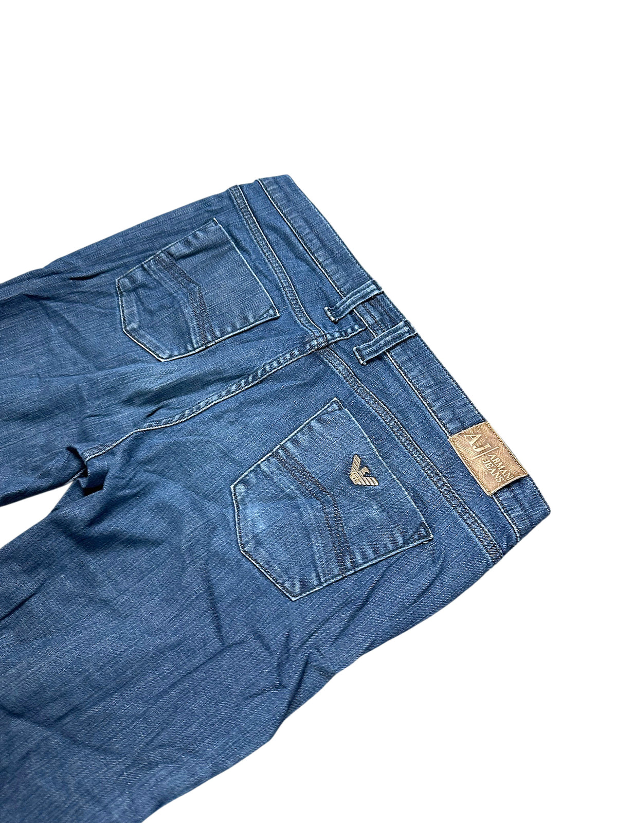 Vintage Armani Straight Leg Jeans (S) – Detailaufnahme 2