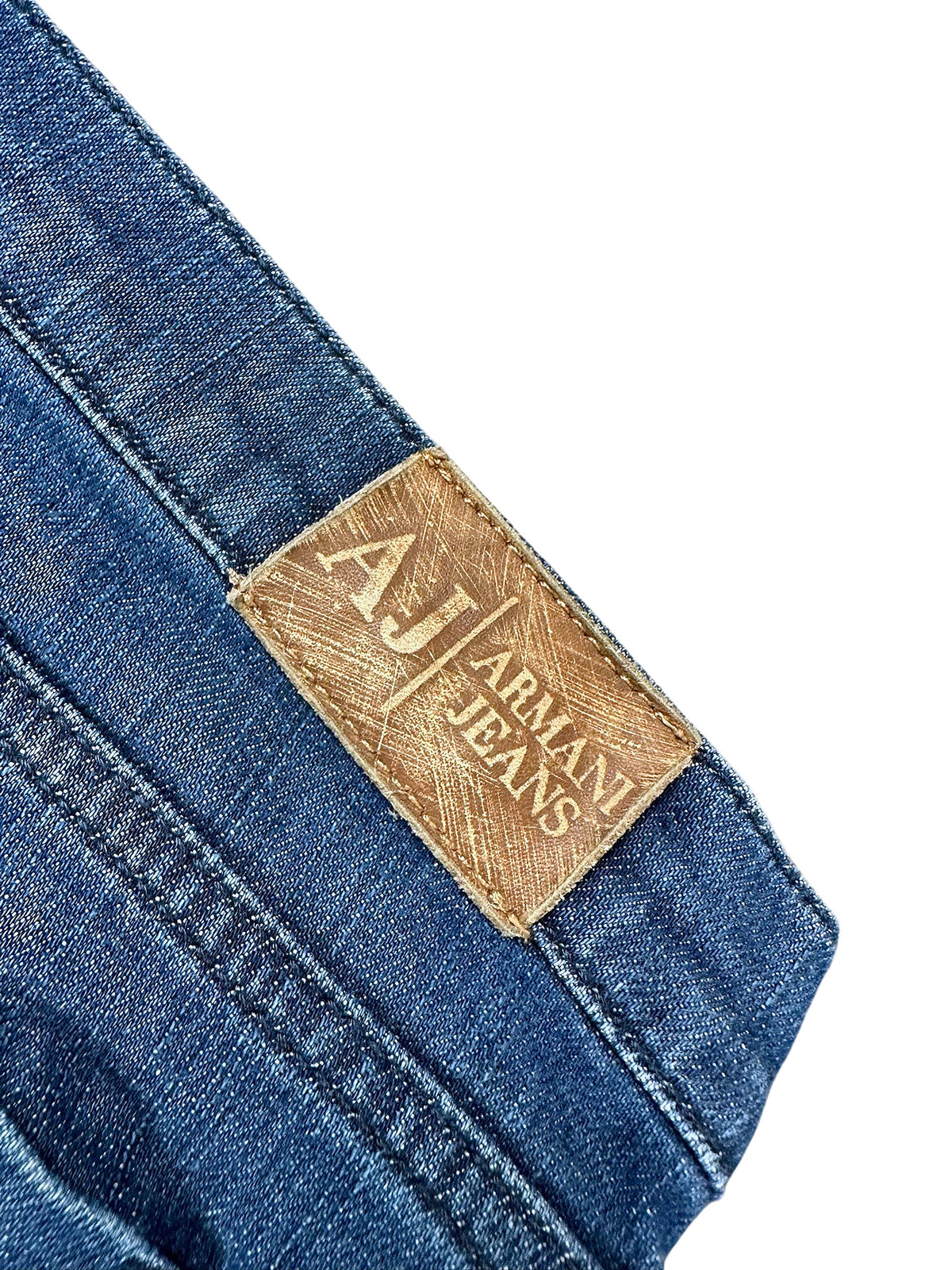 Vintage Armani Straight Leg Jeans (S) – Detailaufnahme 3