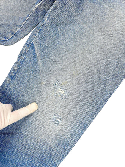 Vintage Armani Y2K Straight Leg Jeans (L) – Detailaufnahme 2