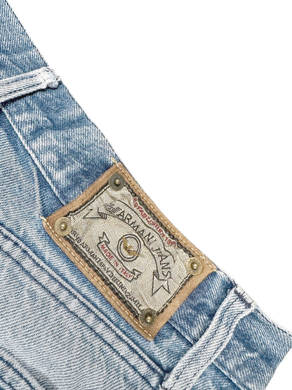 Vintage Armani Y2K Straight Leg Jeans (L) – Detailaufnahme 4