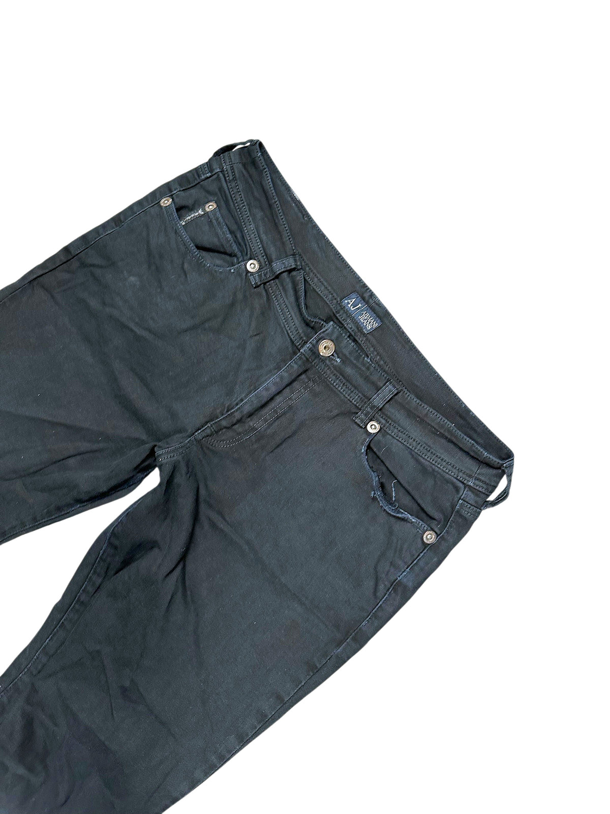 Vintage Armani Straight Leg Jeans (M) – Detailaufnahme 1