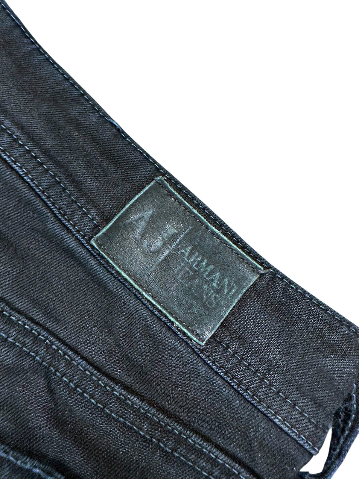 Vintage Armani Straight Leg Jeans (M) – Detailaufnahme 4