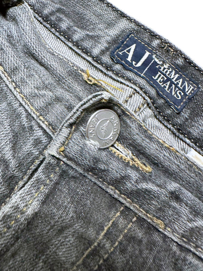 Vintage Armani Straight Leg Jeans (M) – Detailaufnahme 1